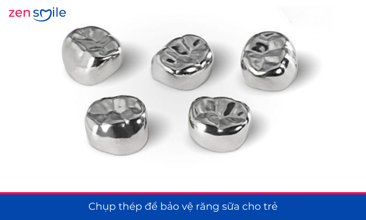 Chụp thép bảo vệ răng sữa trẻ em — ảnh 4